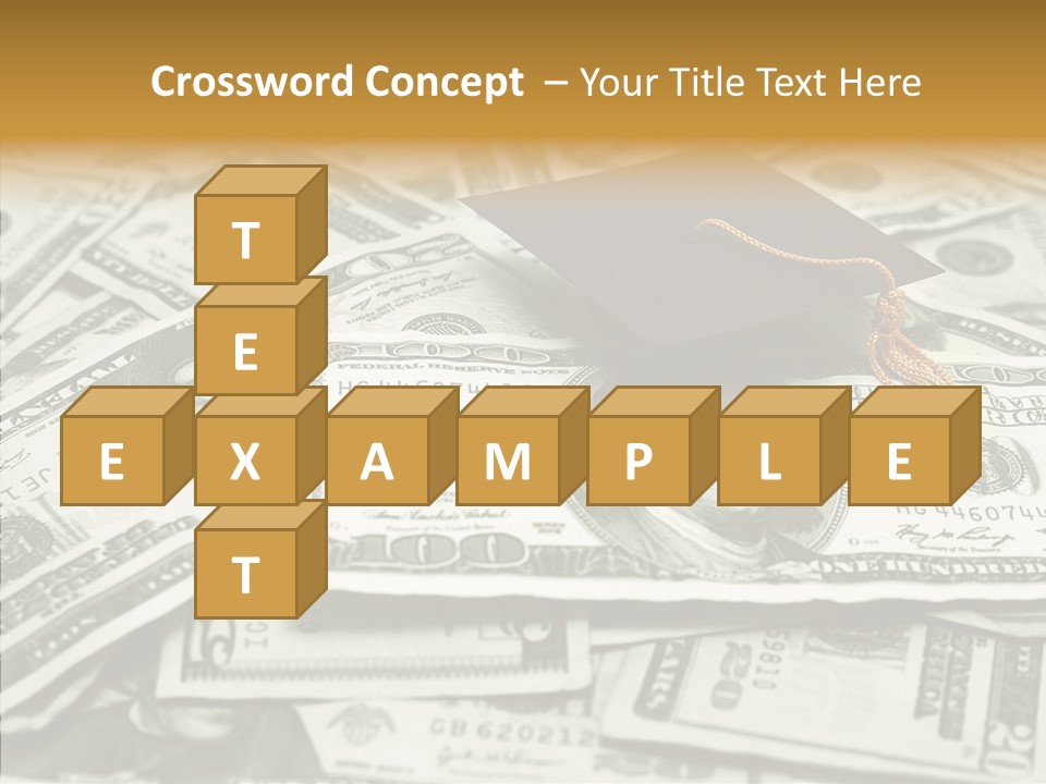 Money University Graduate PowerPoint Template