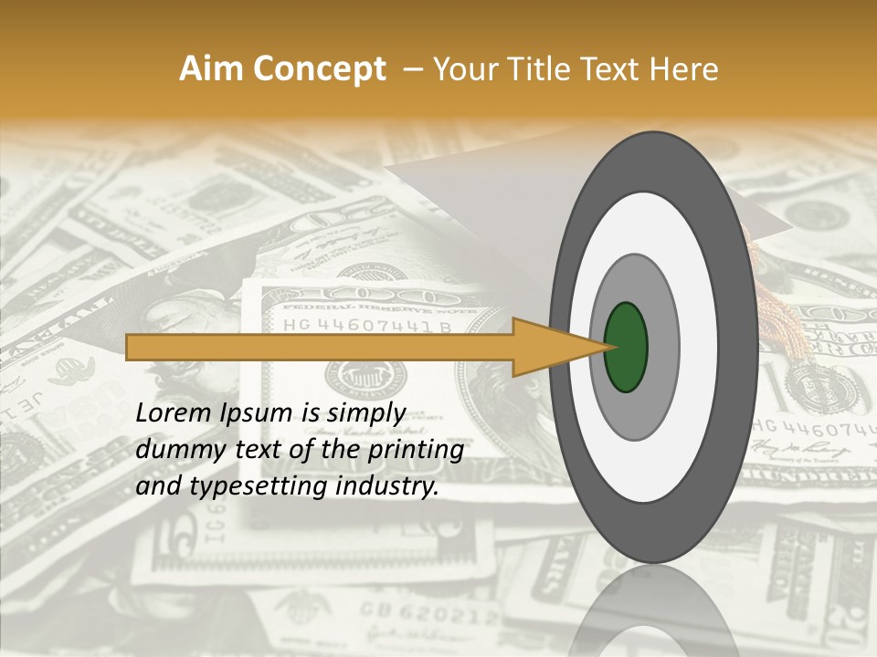Money University Graduate PowerPoint Template