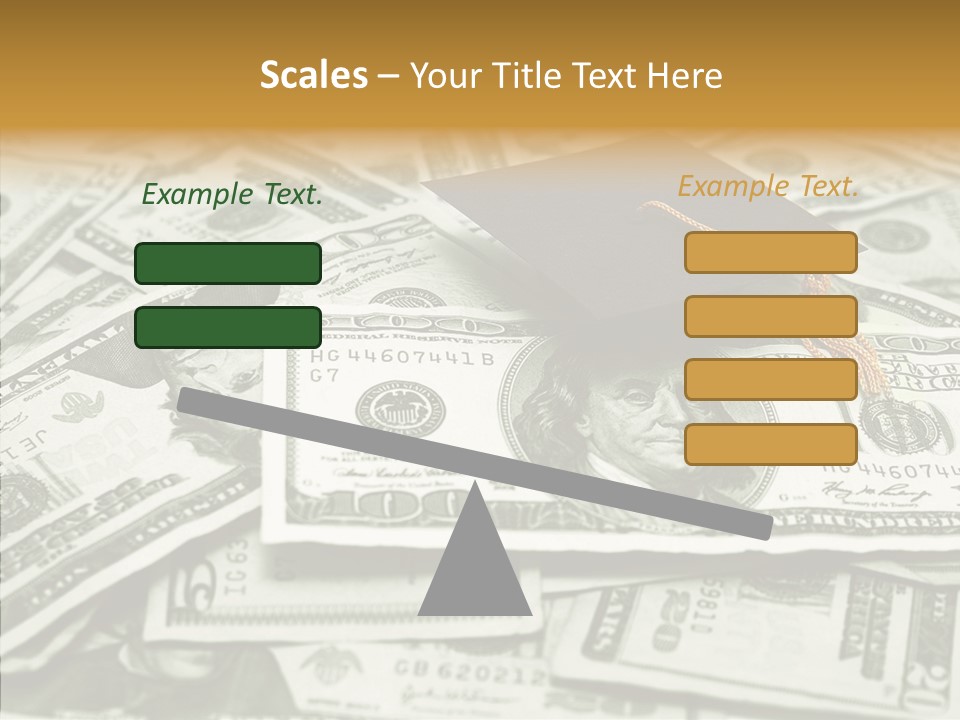 Money University Graduate PowerPoint Template
