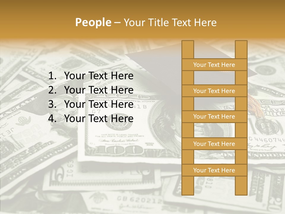 Money University Graduate PowerPoint Template