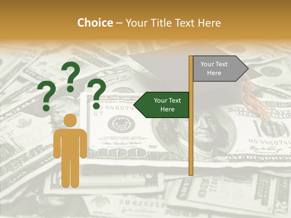 Money University Graduate PowerPoint Template