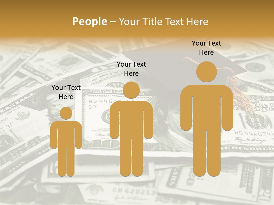 Money University Graduate PowerPoint Template
