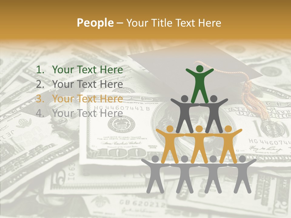 Money University Graduate PowerPoint Template