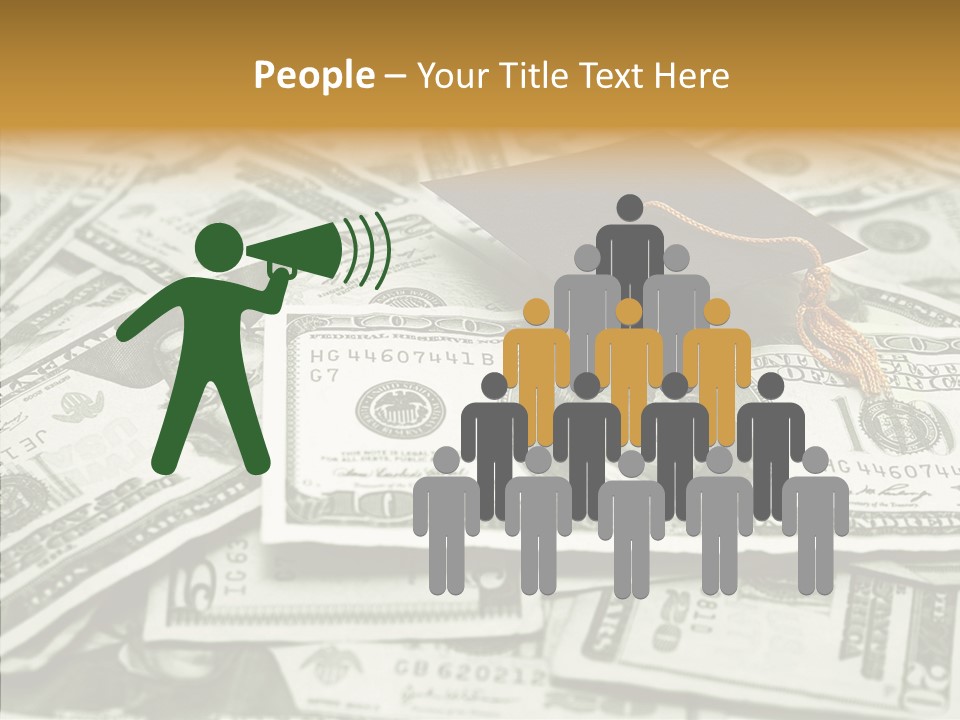 Money University Graduate PowerPoint Template
