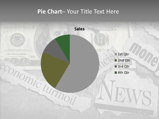 News Stress Economic PowerPoint Template