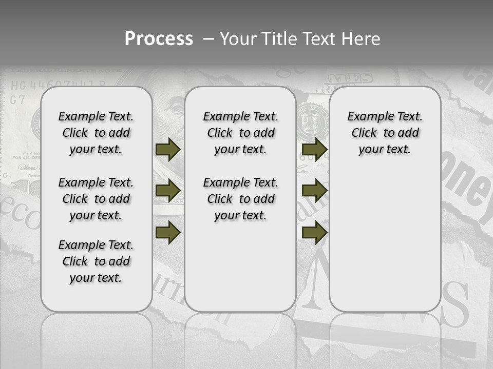 News Stress Economic PowerPoint Template