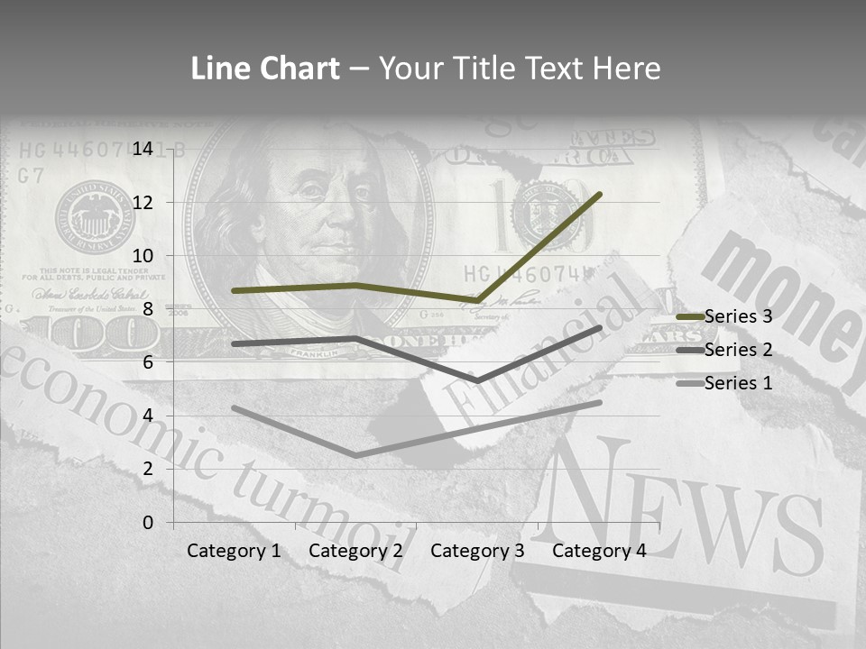 News Stress Economic PowerPoint Template