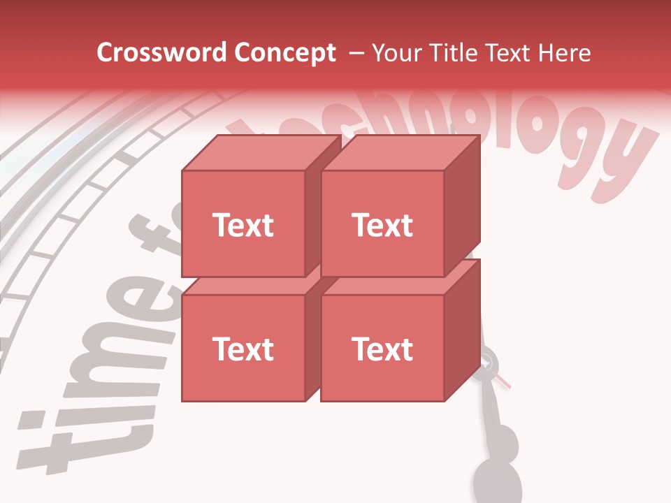 Clock Train Computers PowerPoint Template