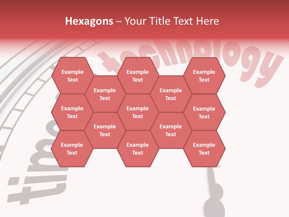 Clock Train Computers PowerPoint Template