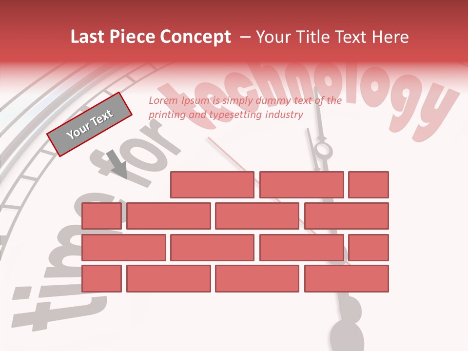 Clock Train Computers PowerPoint Template