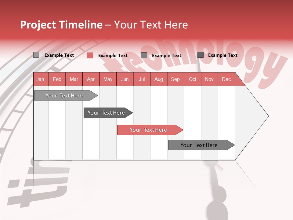 Clock Train Computers PowerPoint Template