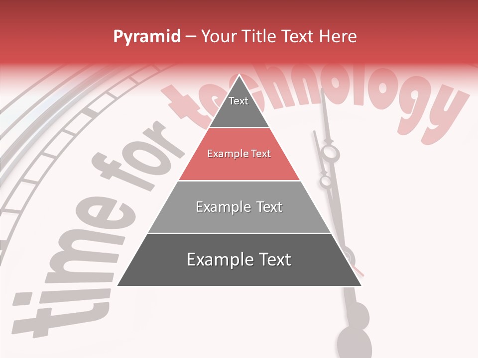 Clock Train Computers PowerPoint Template