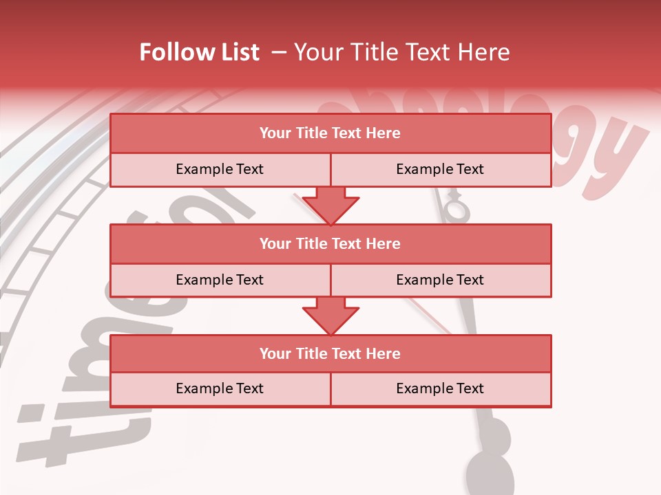 Clock Train Computers PowerPoint Template