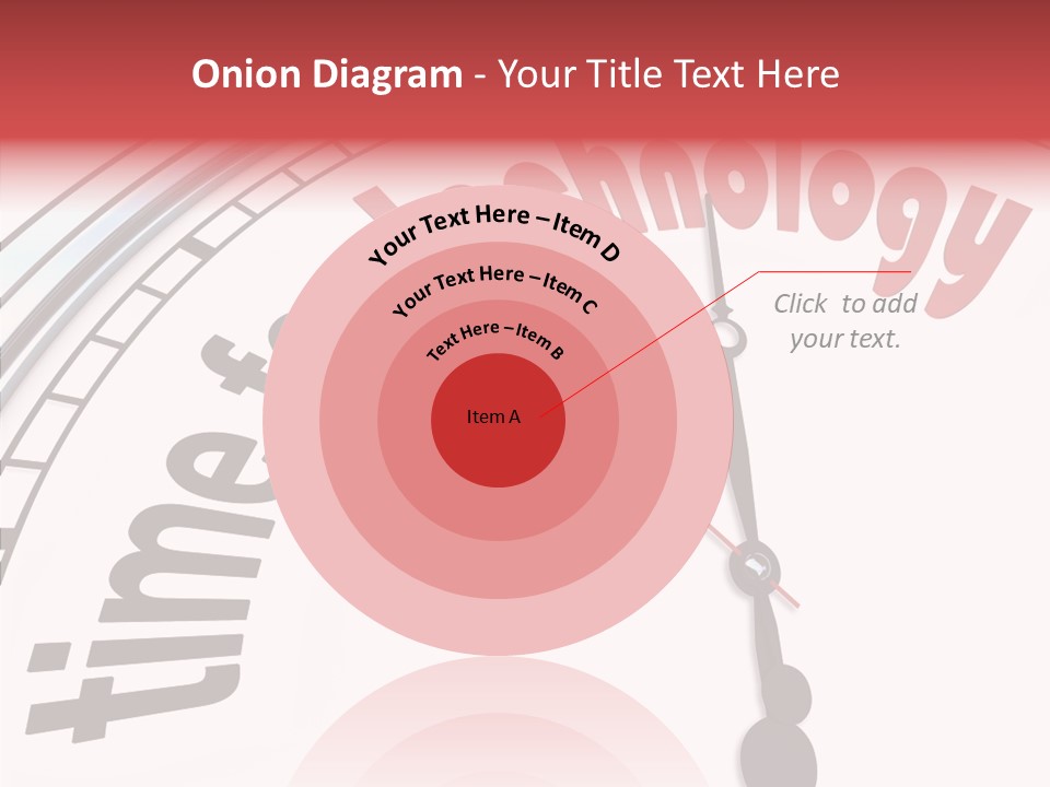 Clock Train Computers PowerPoint Template