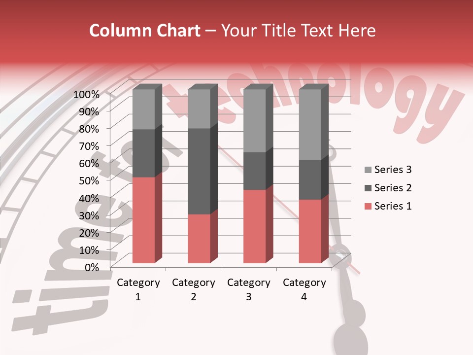 Clock Train Computers PowerPoint Template