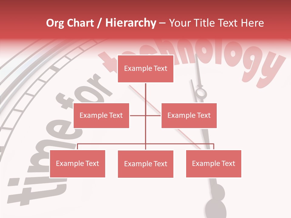 Clock Train Computers PowerPoint Template