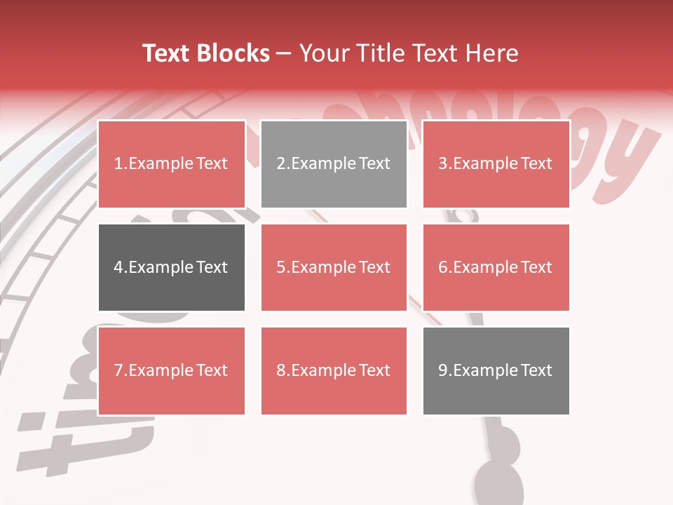 Clock Train Computers PowerPoint Template