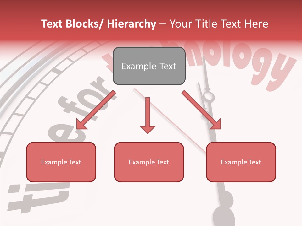 Clock Train Computers PowerPoint Template