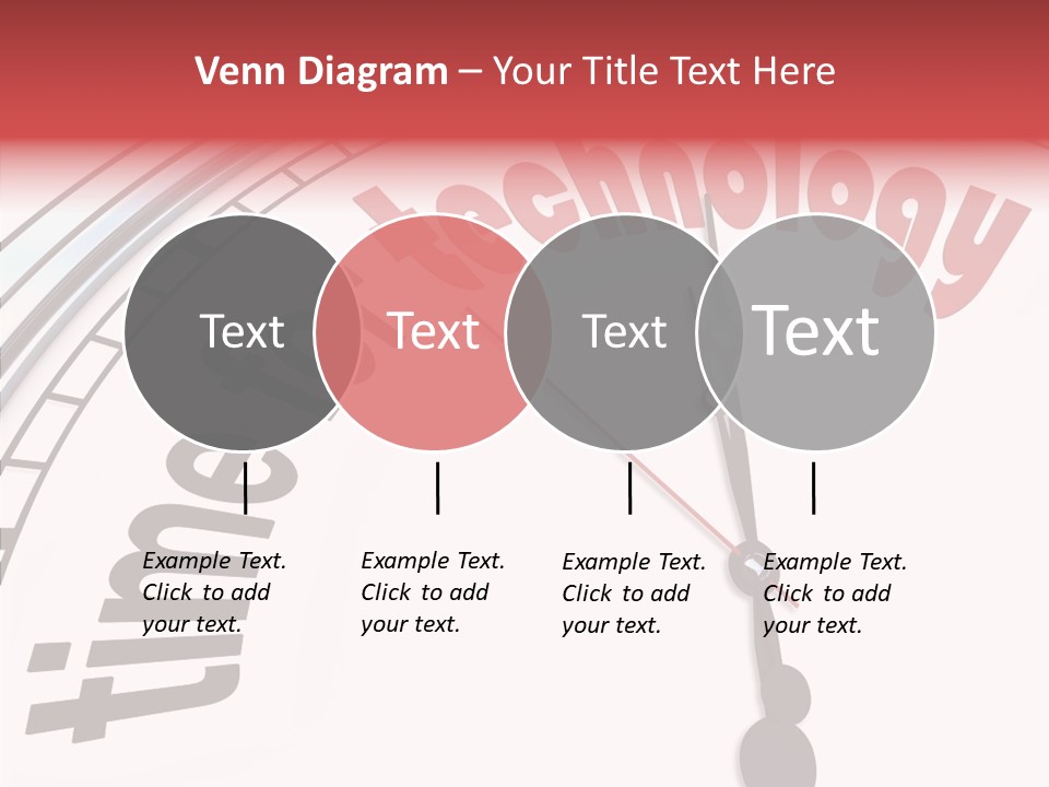 Clock Train Computers PowerPoint Template