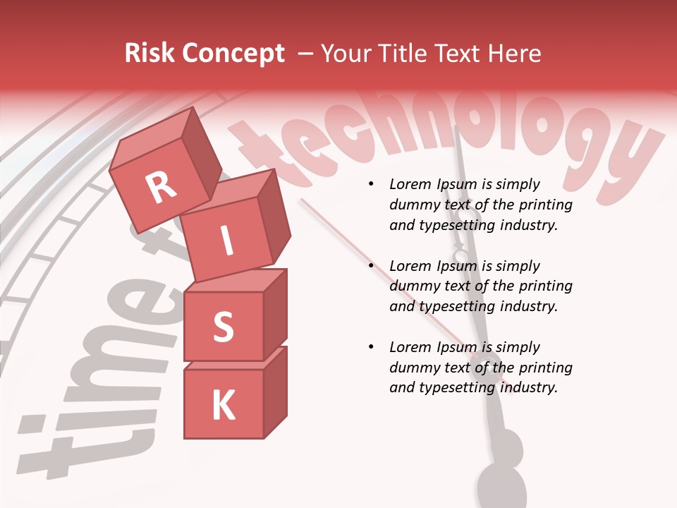 Clock Train Computers PowerPoint Template