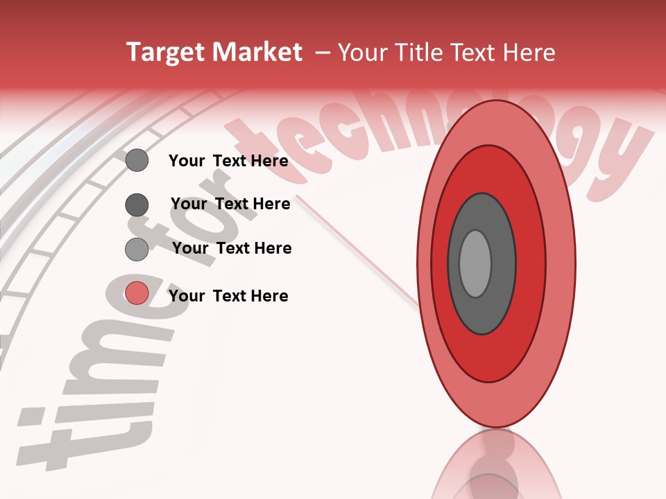 Clock Train Computers PowerPoint Template