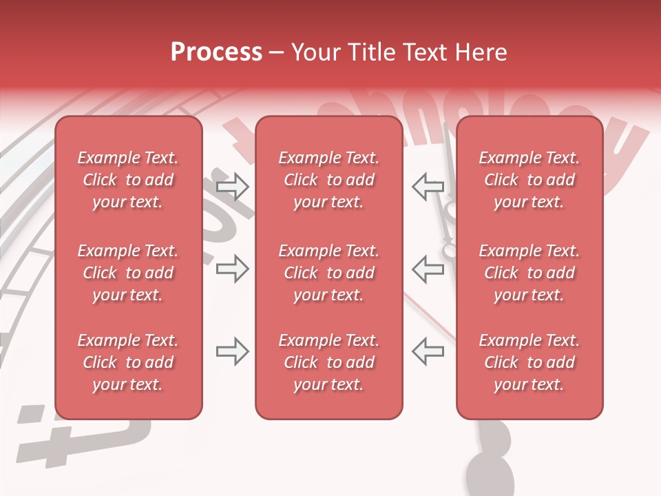 Clock Train Computers PowerPoint Template