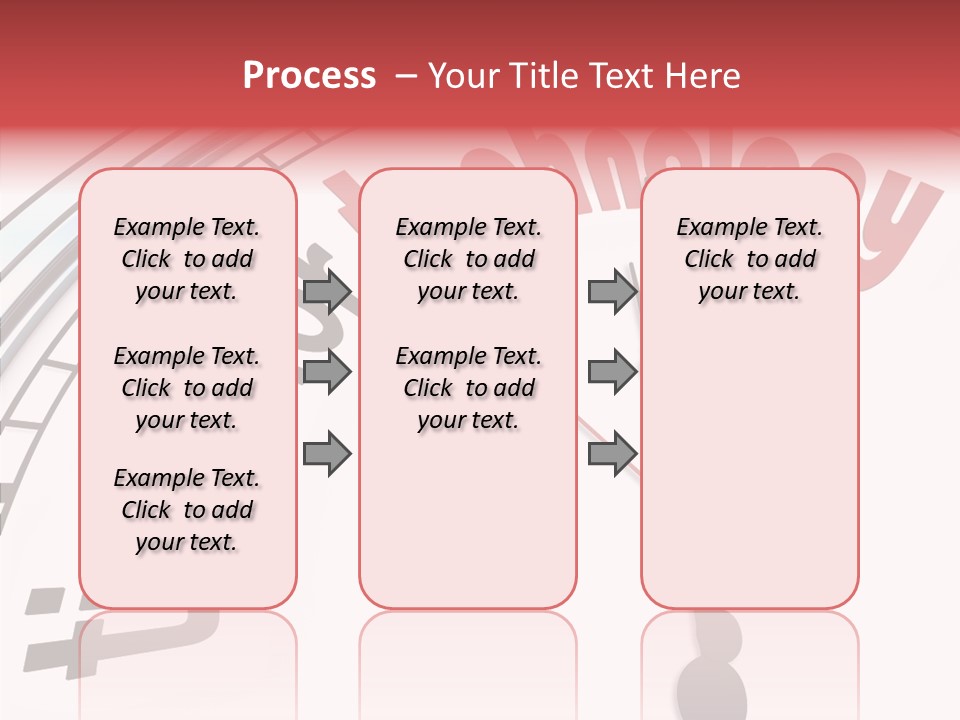 Clock Train Computers PowerPoint Template
