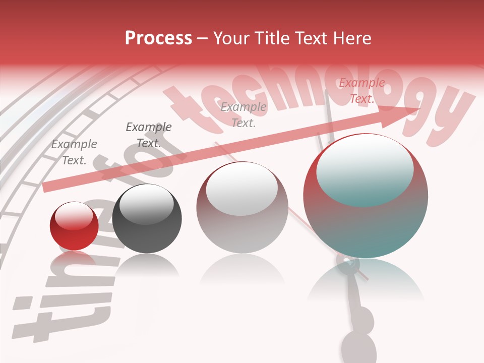 Clock Train Computers PowerPoint Template