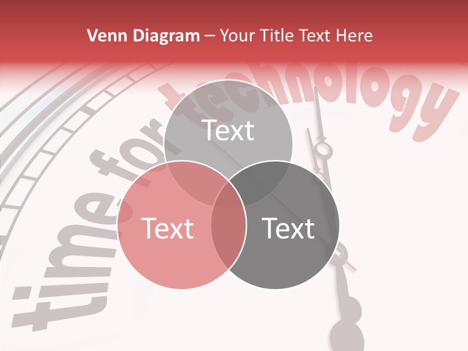 Clock Train Computers PowerPoint Template