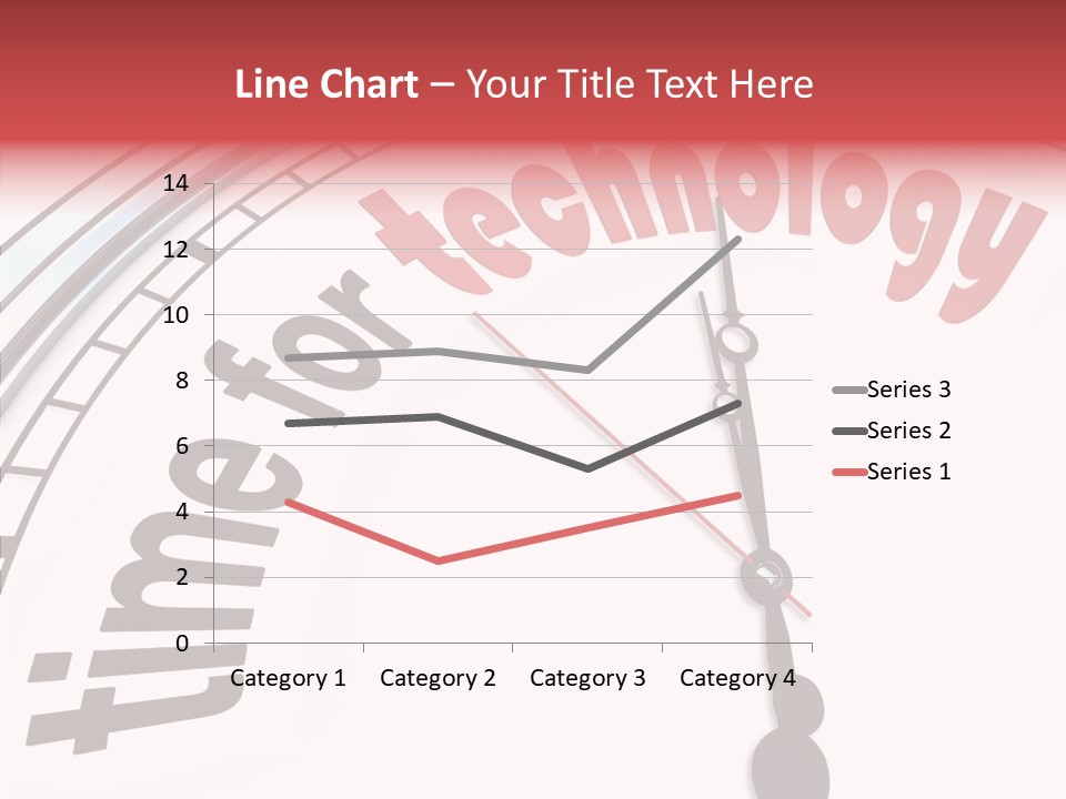 Clock Train Computers PowerPoint Template