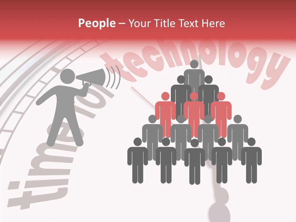 Clock Train Computers PowerPoint Template