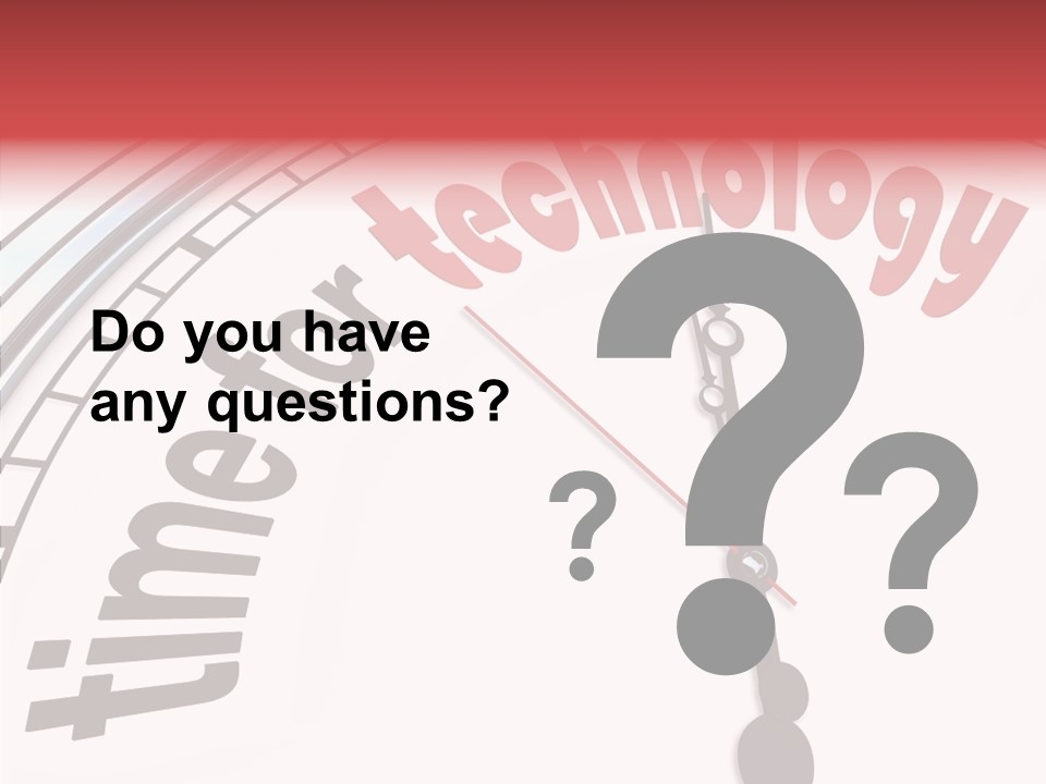 Clock Train Computers PowerPoint Template