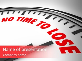 Cliche Hurry Losing PowerPoint Template