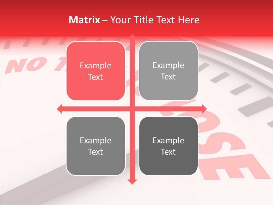Cliche Hurry Losing PowerPoint Template