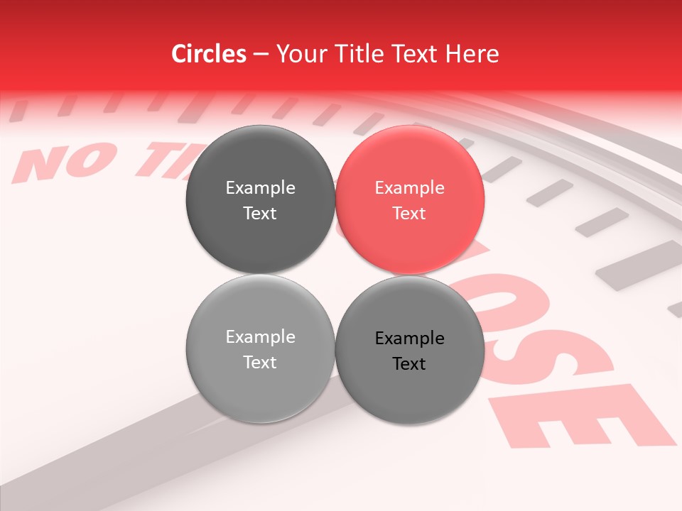 Cliche Hurry Losing PowerPoint Template