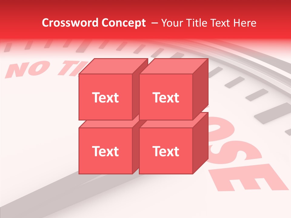 Cliche Hurry Losing PowerPoint Template