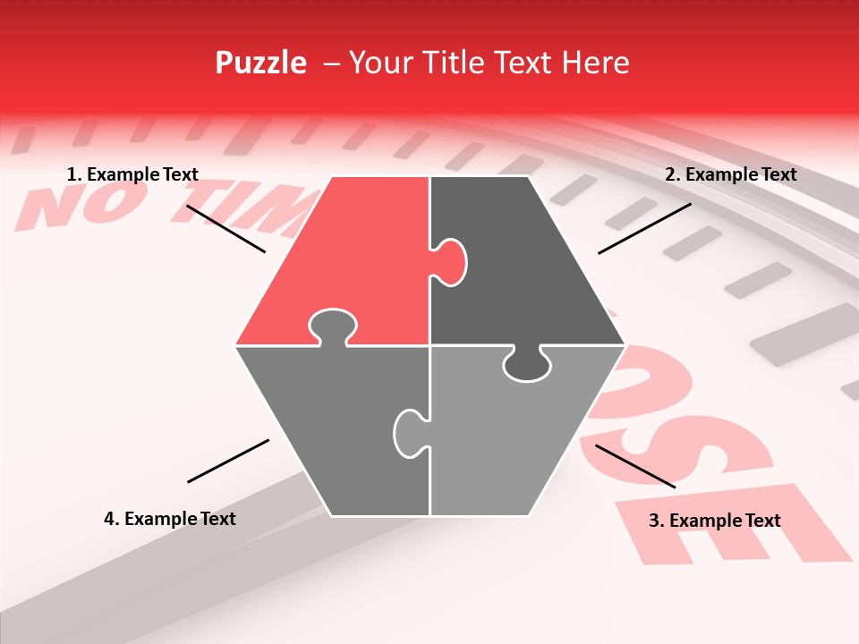 Cliche Hurry Losing PowerPoint Template