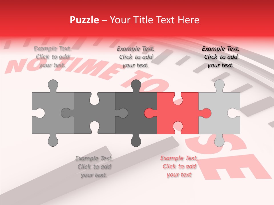 Cliche Hurry Losing PowerPoint Template