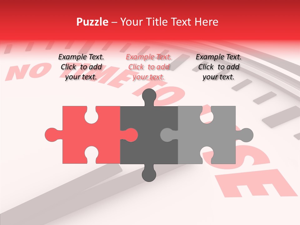 Cliche Hurry Losing PowerPoint Template