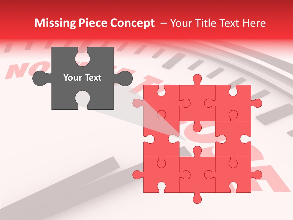 Cliche Hurry Losing PowerPoint Template