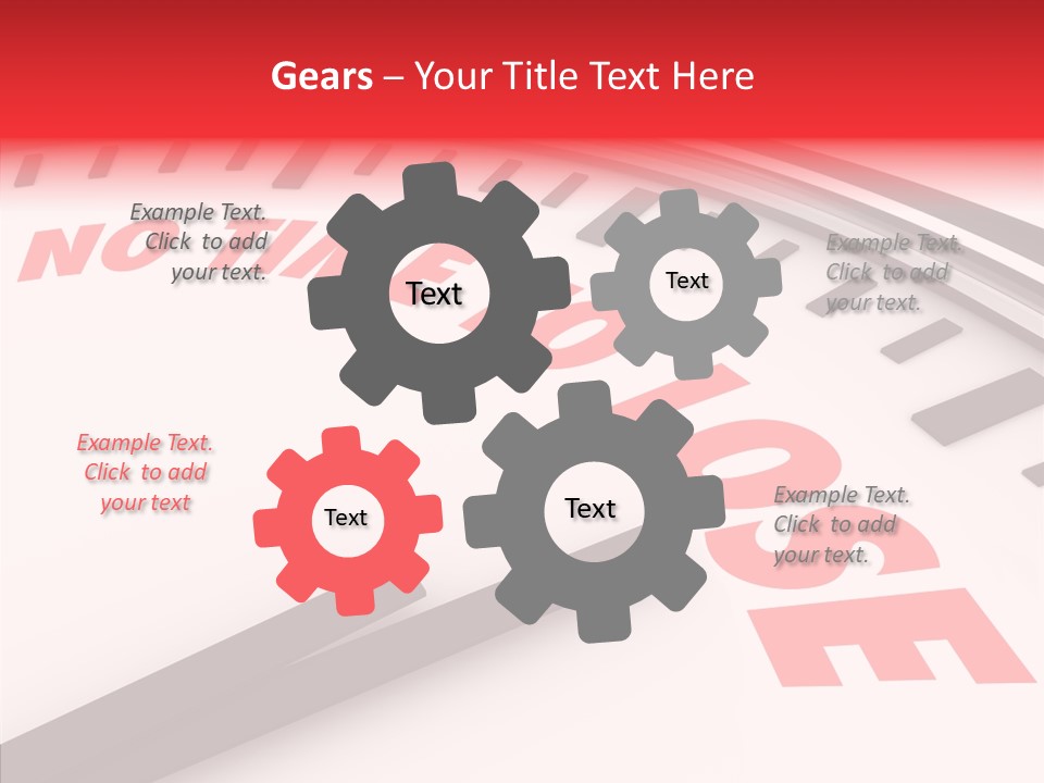 Cliche Hurry Losing PowerPoint Template