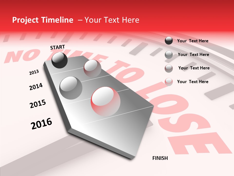 Cliche Hurry Losing PowerPoint Template