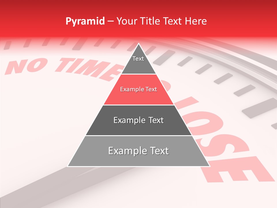 Cliche Hurry Losing PowerPoint Template