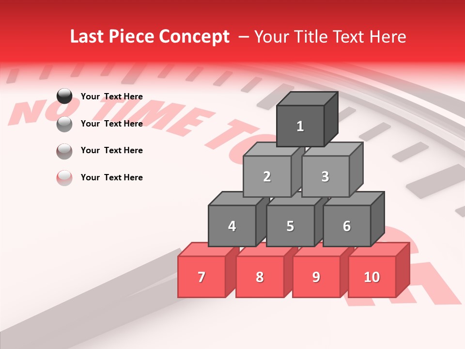 Cliche Hurry Losing PowerPoint Template