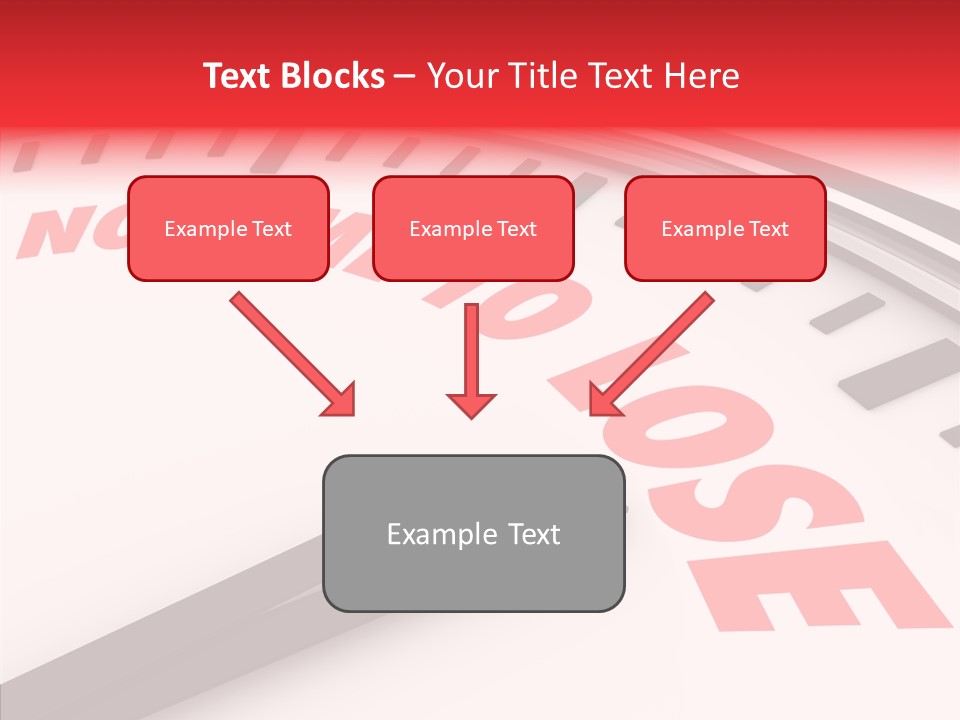 Cliche Hurry Losing PowerPoint Template