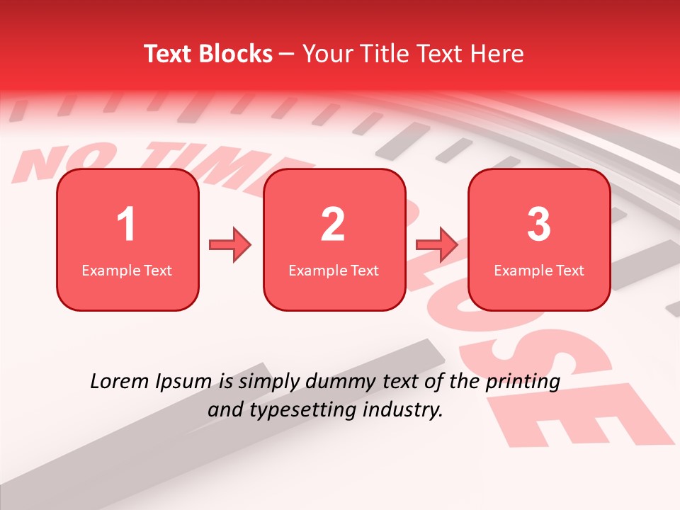 Cliche Hurry Losing PowerPoint Template