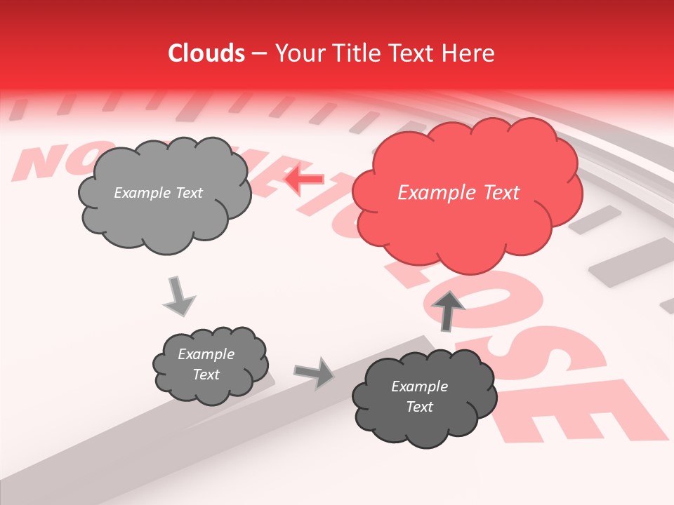 Cliche Hurry Losing PowerPoint Template