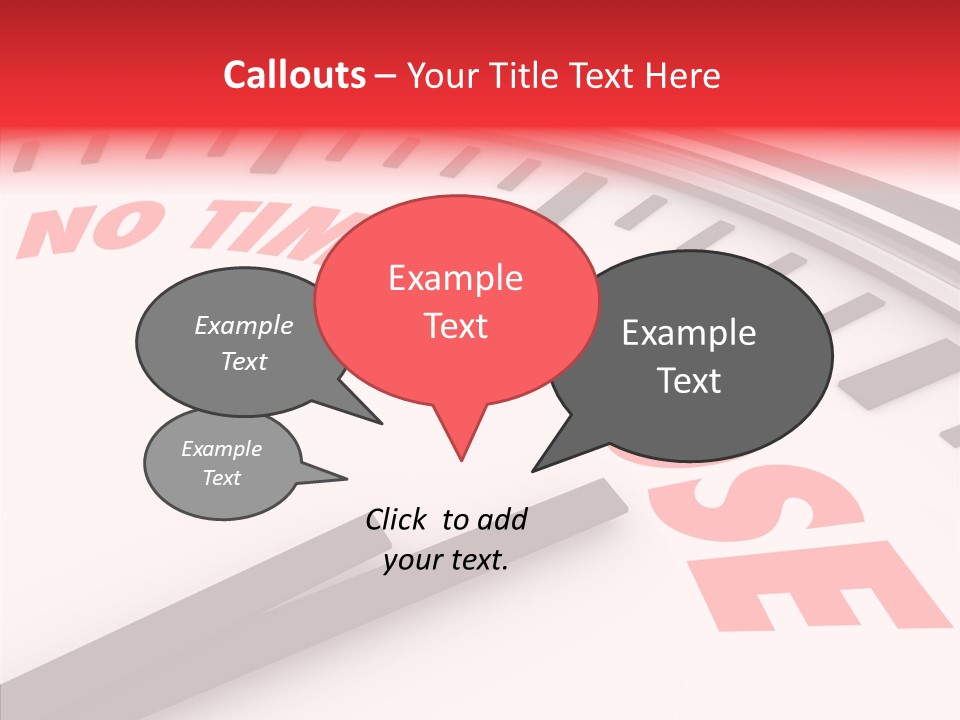 Cliche Hurry Losing PowerPoint Template