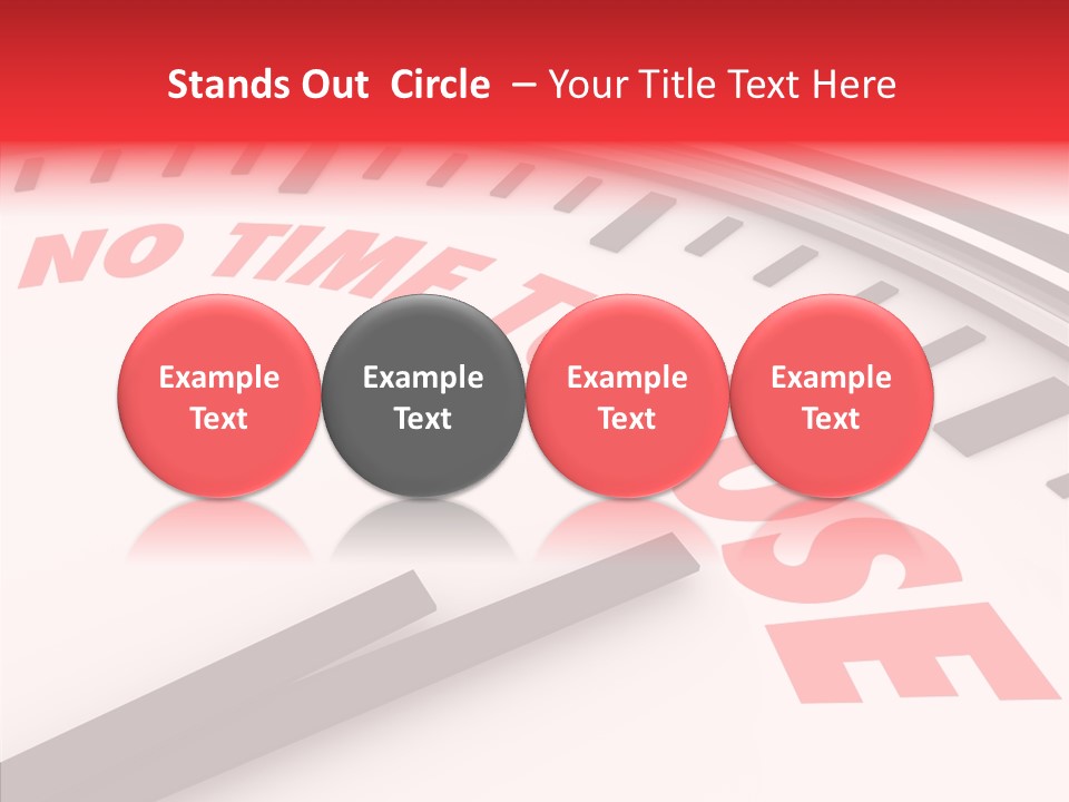 Cliche Hurry Losing PowerPoint Template