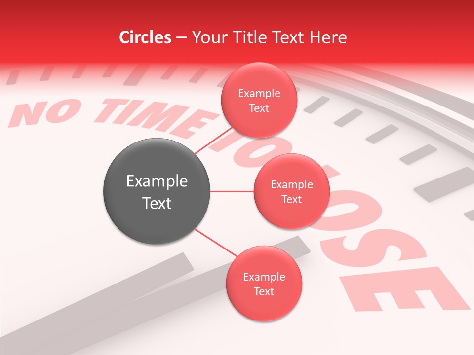 Cliche Hurry Losing PowerPoint Template